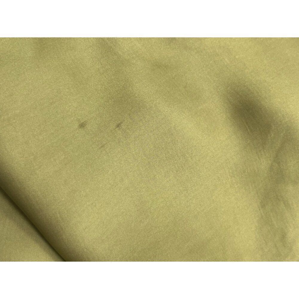 T Tahari Women’s Ruffle Trim Sleeveless Satin Blouse, Olive Green, S - Picture 9 of 12